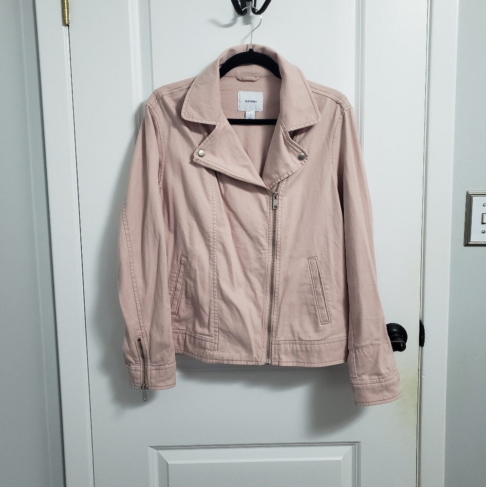 OLD NAVY Pink Moto Jacket